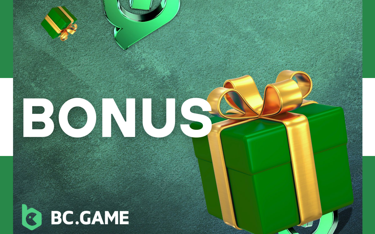 On the BC.Game website, you will learn how to get a bonus in 3 easy steps